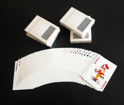 Cartas de jogo de papel com núcleo preto alemão de cassino com logotipo personalizado